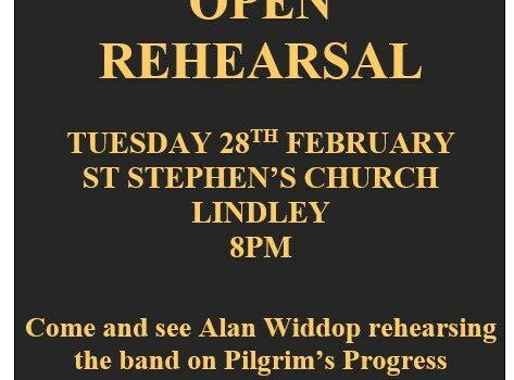 Open Rehearsal, Tuesday 28th February