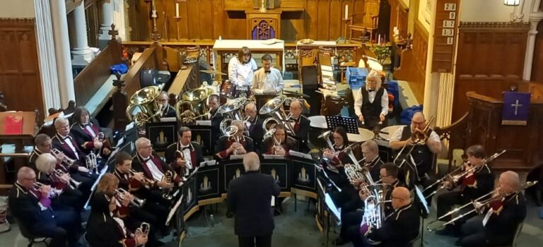 Some pictures from our fabulous concert at St Stephen’s Church alongside Tower Brass